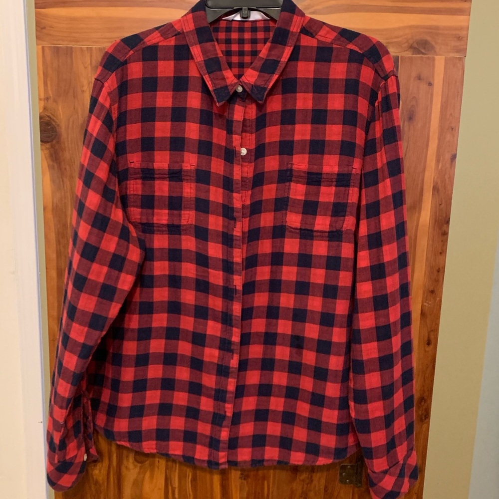 Riders By Lee Plaid Flannel Shirt